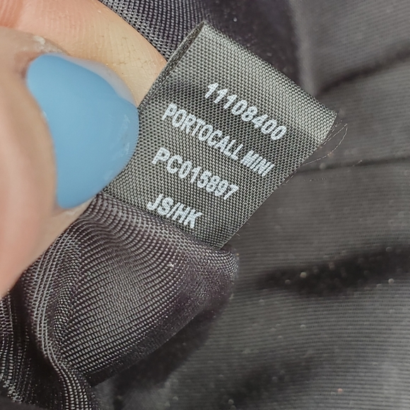 GUESS Portocall Mini Brown Alligator Embossed Baguette Handbag - Picture 11 of 16